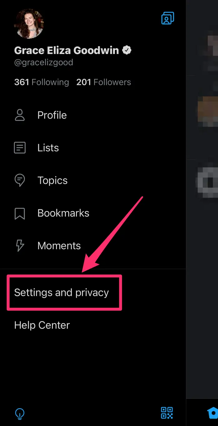 Change your Twitter Password in Mobile App 2
