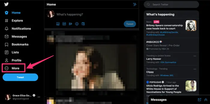 Change your Twitter Password in a Web Browser 1