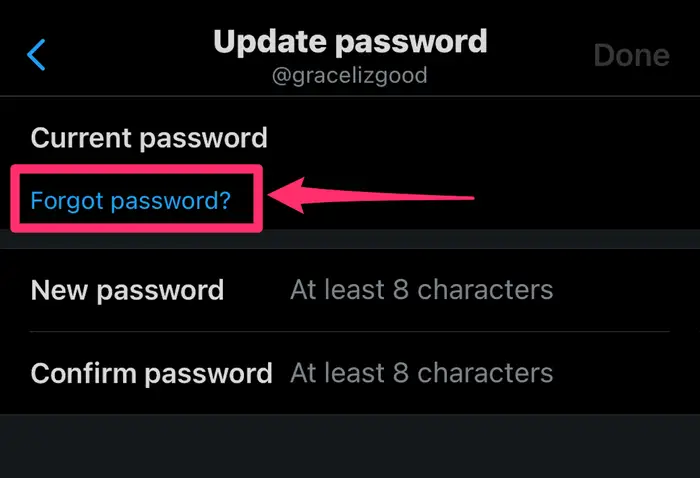 How to Reset Your Forgotten Twitter Password 1