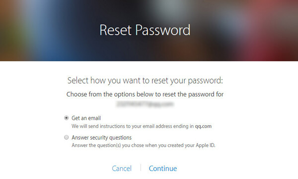 Recovering Your iCloud Password through Email Authentication 1