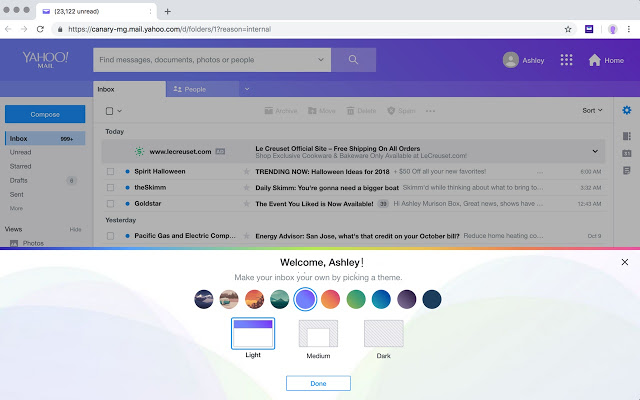 yahoo wider mail